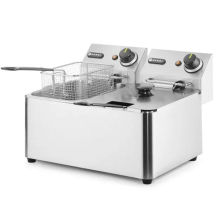 Kitchen Line gastronomy fryer 6kW 230V 2 x 4L - Hendi 205846