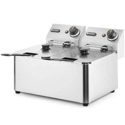 Kitchen Line gastronomy fryer 6kW 230V 2 x 4L - Hendi 205846