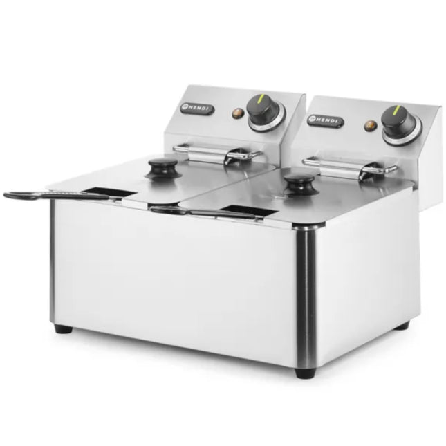 Hendi Kitchen Line gastronomy fryer 6kW 230V 2 x 4L