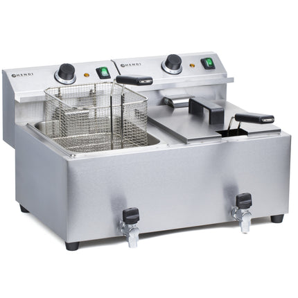 Masterpro 230V 7kW 2 x 8L - Hendi 209301
