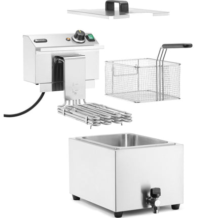 Hendi Electric Fryer with drain tap 400 V 66000 W 10 l – image 9