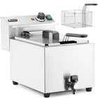 Hendi Electric Fryer with drain tap 400 V 66000 W 10 l