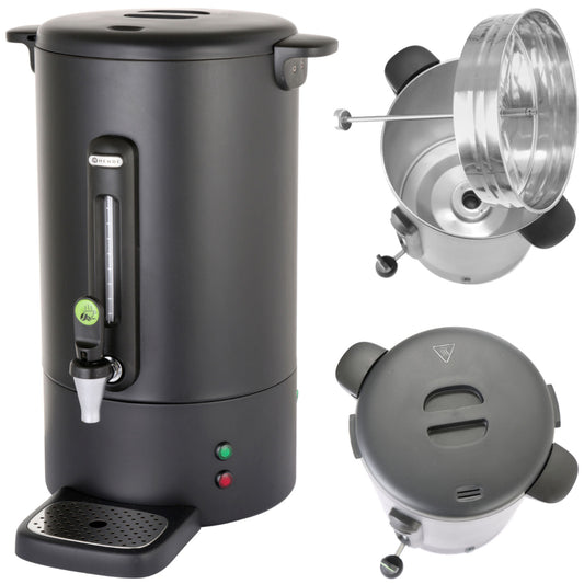 Hendi Percolator brewer for coffee with unsqueezed tap black UNIQ 13 l