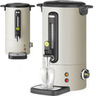 Hendi Mulled wine water boiler with tap and drip tray UNIQ 9 l 950 W - light gray