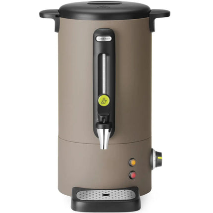 Hendi Mulled wine water boiler with tap and drip tray UNIQ 9 l 950 W - taupe – image 2