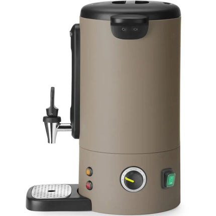 Hendi Mulled wine water boiler with tap and drip tray UNIQ 9 l 950 W - taupe – image 4