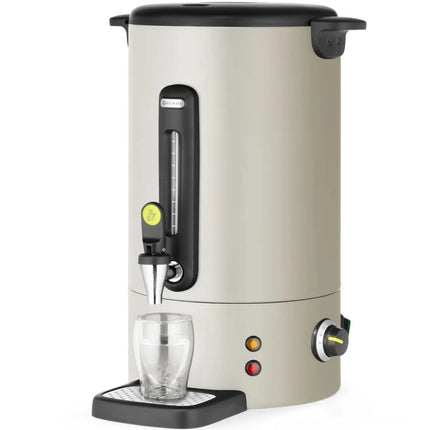Hendi Mulled wine water boiler with tap and drip tray UNIQ 16 l 1650 W - light gray – image 3