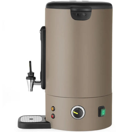 Hendi Mulled wine water boiler with tap and drip tray UNIQ 16 l 1650 W - taupe – image 4