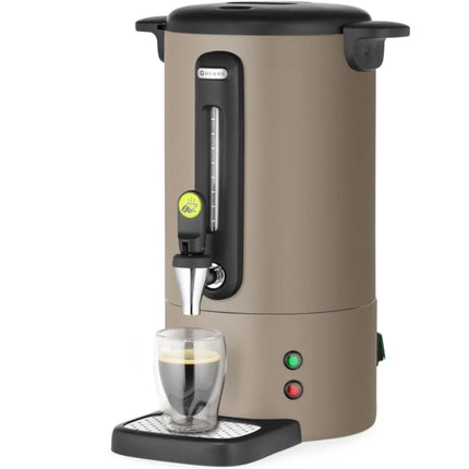 Hendi UNIQ coffee maker with drainer tap 7 l 1050 W - taupe – image 3