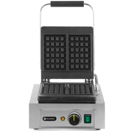 Waffle iron professional for 2 rectangular waffles 1.5kW - Hendi 212103