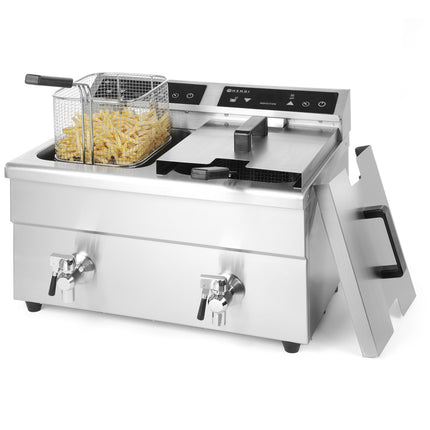 Double induction fryer with KITCHEN LINE 2x 8 L Hendi 215029