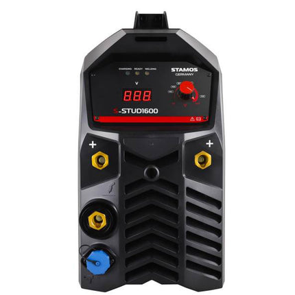 Capacitor welding machine for screw nails metal pegs M3 - M8 S-STUD1600 Juli Stamos Germany