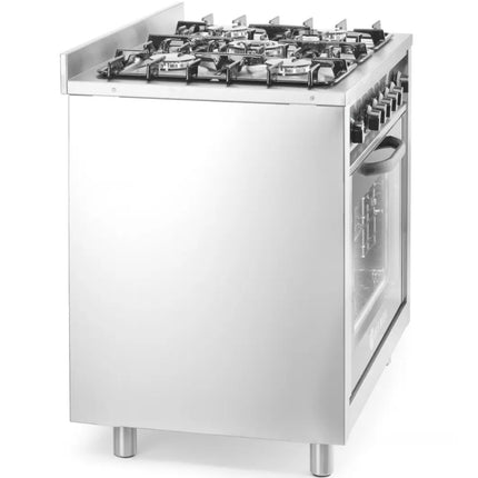Gas Kitchen 5 burners with convection oven - Hendi 225707