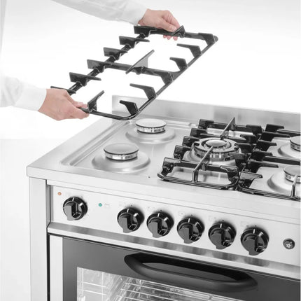 Gas Kitchen 5 burners with convection oven - Hendi 225707