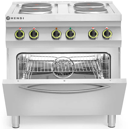 Hendi Electric cooker 4 plates with convection oven GN1/1 Kitchen Line - Hendi 225936 – image 3