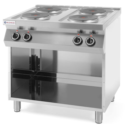 Electric kitchen freestanding on the basis of steel 4 x 2.6kW width 80cm