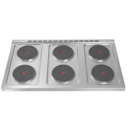 Electric kitchen freestanding on steel basis 6 x 2.6kW width 120cm