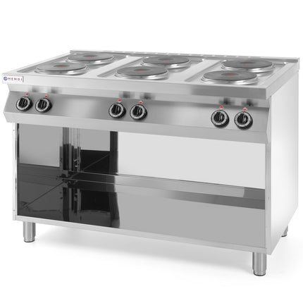 Electric kitchen freestanding on steel basis 6 x 2.6kW width 120cm