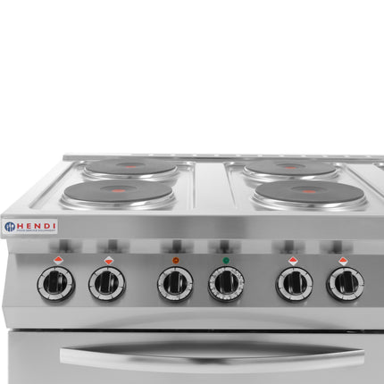 Electric kitchen 6 x 2.6kW with oven GN1/1 3kW 120cm