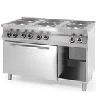Electric kitchen 6 x 2.6kW with oven GN1/1 3kW 120cm