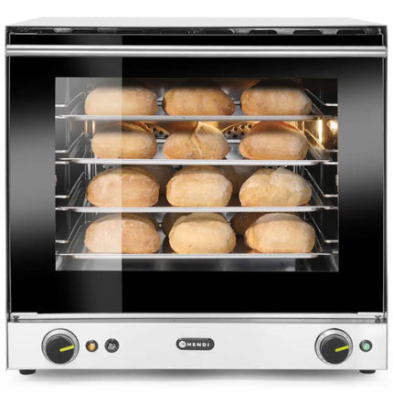 Convection furnace with H90S moisturizing on 4 sheets 438x315mm Hendi 227077