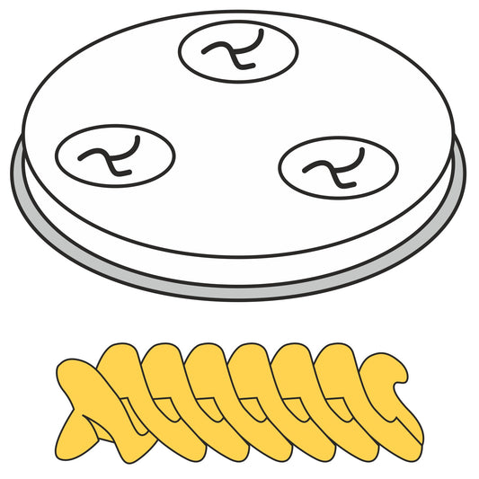 Hendi FUSILLI pasta sieve tip drills 5 holes wed. 9 mm MPF2.5/4