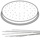 Hendi Capelli D'ANGELO Noodle tip angel hair 22 holes wed. 1 mm MPF2.5/4