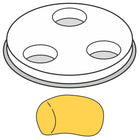 Hendi GNOCCHI pasta tip thick full tubes 1 hole wed 13 mm MPF2.5/4
