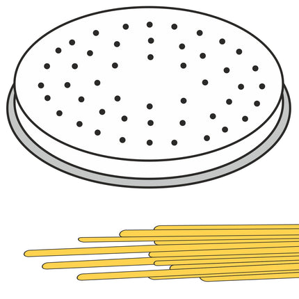 Hendi SPAGHETTI noodle sieve tip 22 holes wed. 2 mm MPF2.5/4