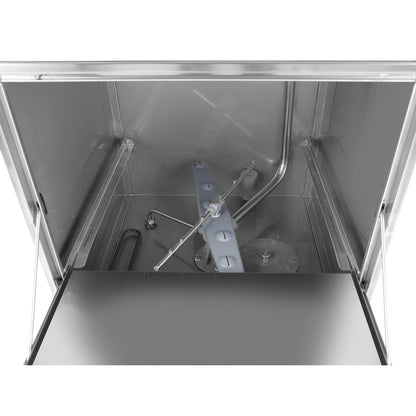 Hendi Bar dishwasher fast and economical + dispenser + drain pump basket 50x50cm 230V – image 4