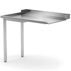 Hendi Unloading table for dishwashers 1000 x 700 x 850 mm - LEFT