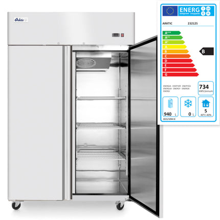 Refrigeration cabinet 2-door Profi Line GN2/1 1300 L - Hendi 232125