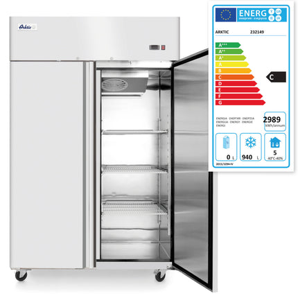 Freezer cabinet 2-door Profi Line 6 x GN2/1 1260L - Hendi 232149