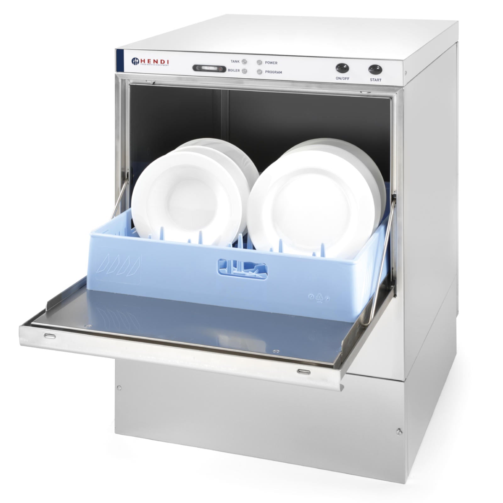 Hendi Bar dishwasher fast and economical + basket dispenser 50x50cm 400V – image 2