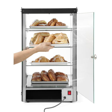 Hendi Neutral self-service display cabinet for presenting and serving food, LED, width 415mm – image 4