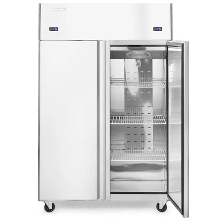 Refrigerator/Froider cabinet Refrigerator/Frozen Refrigerator Profi Line 2-door 420 + 420L - Hendi 233146