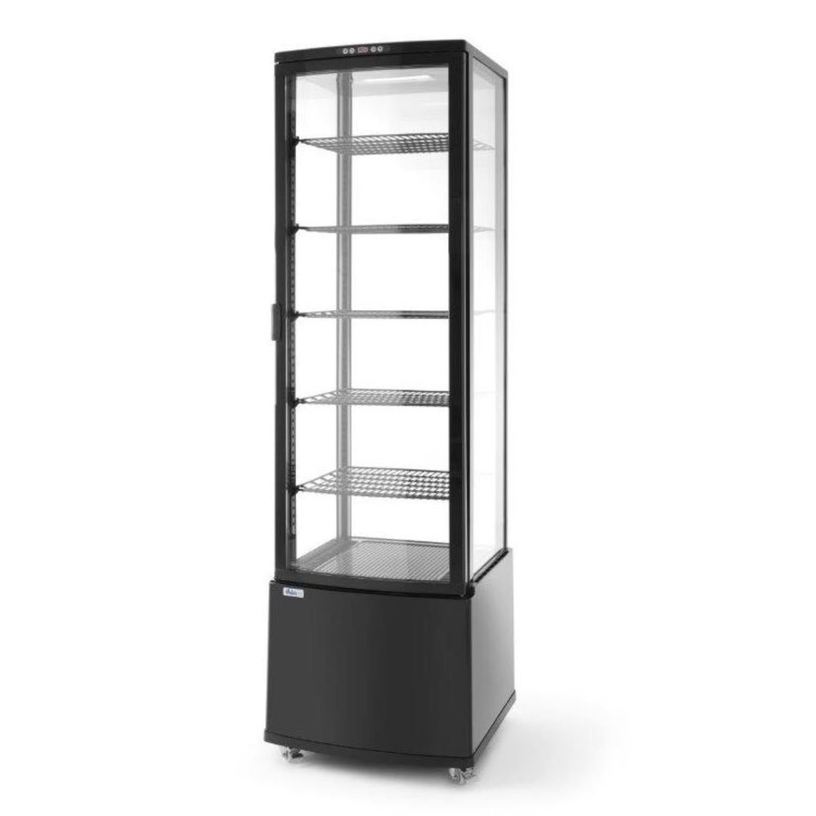 ARKTIC Refrigerated confectionery display cabinet on wheels, 5 shelves, 270L LED - black (AFTER RETURN) – image 4