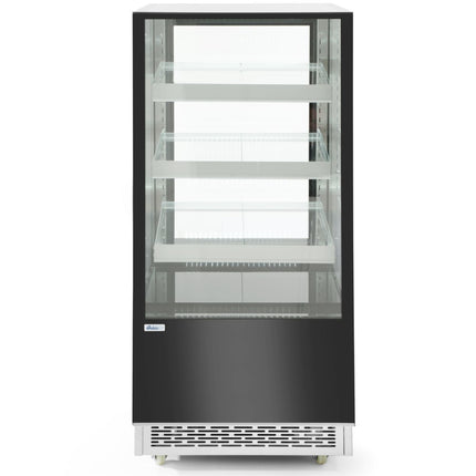 ARKTIC Refrigerated display cabinet with glass, 3 shelves, 300 l, 480 W – image 3