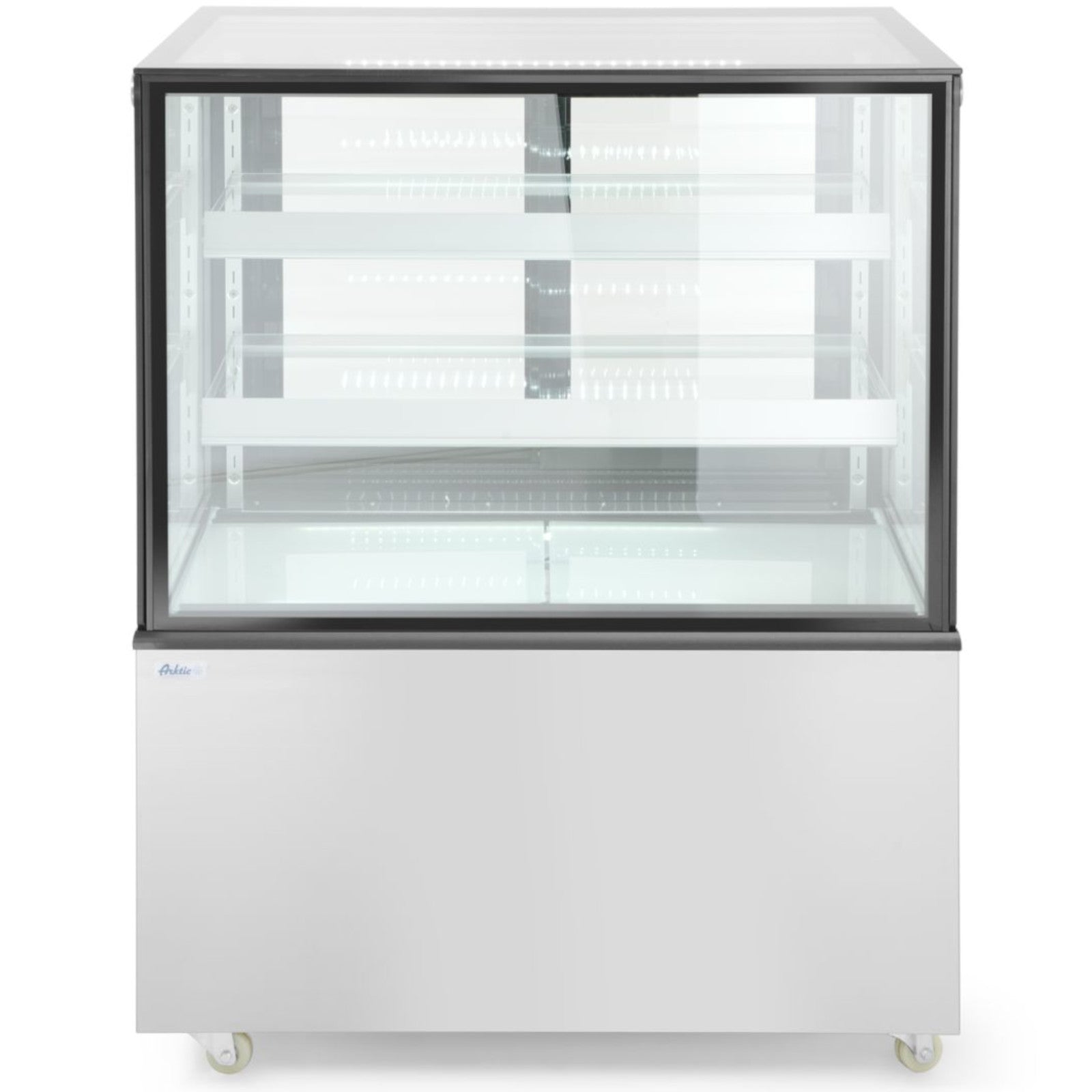 ARKTIC Refrigerated glass display cabinet, 2 shelves, 300 l, 480 W – image 2