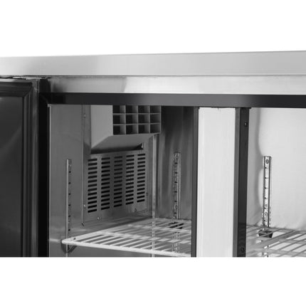 Kitchen Line Refrigeration Table with worktop 180cm -2/+8deg C - Hendi 233382