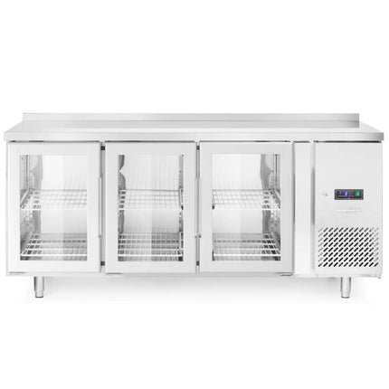 3-door radiator table with working table 180cm - Hendi 233436