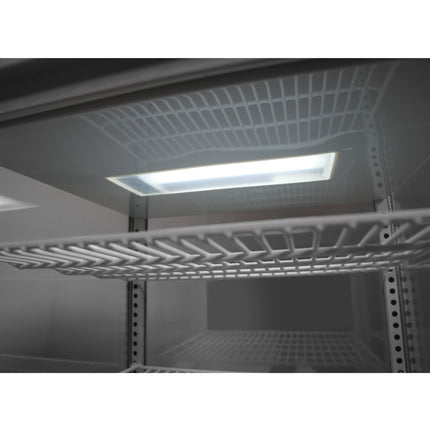 Refrigeration site glazed adjustable 58L 2 shelves white ARCTIC Hendi 233610