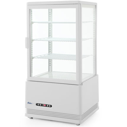 Refrigeration site glazed adjustable 68L 3 shelves white ARKTIC Hendi 233634
