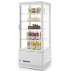 Refrigeration site glazed 98L 4 shelves white ARCTIC Hendi 233665