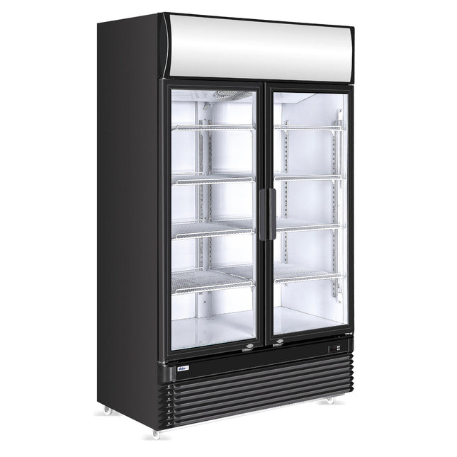 ARKTIC Refrigerated cabinet website with illuminated advertising panel 750L