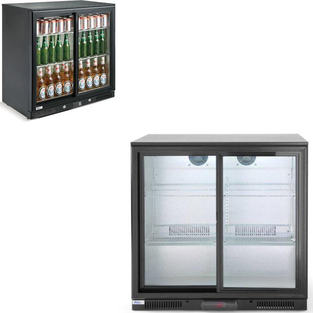 ARKTIC Beverage refrigerator 2-door wide 90cm 228L