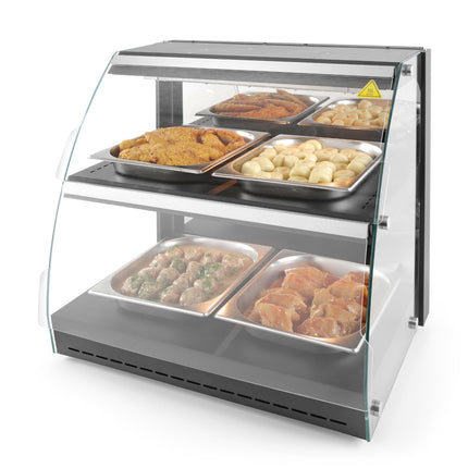 Hendi Quartz heating display for heating and presenting food, 650mm wide – image 5