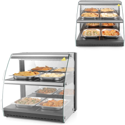 Hendi Quartz heating display for heating and presenting food, 650mm wide – image 2