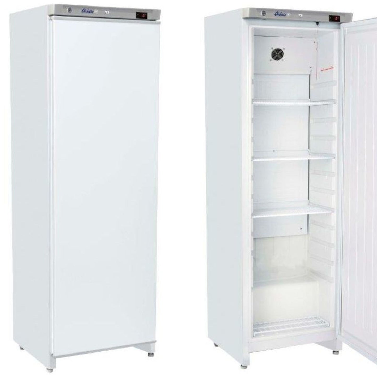 ARKTIC 1-door steel refrigerated cabinet with a capacity of 400 l 0-8C 157 W Budget Line - Hendi 236024