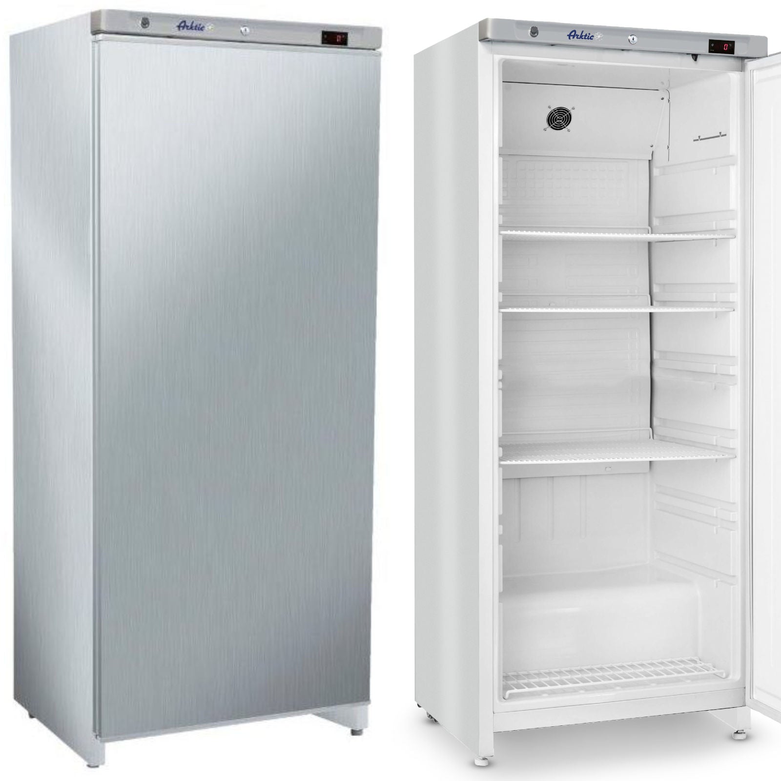 ARKTIC 1-door freezer cabinet made of stainless steel from -23 to -18C 600 l 436 W Budget Line - Hendi 236116
